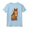 Cavallo San Valentino Camicia Cuore Pony Equitazione Ragazze Maglietta - Regalo Perfetto per le Appassionate di Equitazione