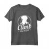Donna Vintage Climbing Alpinismo Bouldder Scalatore Arrampicata Maglietta - Idea Regalo per Amanti della Montagna