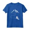 Sciatore Montagne Regalo Salto Sci Alpinismo - Maglietta per Appassionati di Sport Invernali - Idea Regalo per Natale e Compleanno