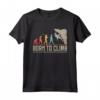 Born to Climb - Evolution Climbing Climber Boulder Maglietta per Arrampicatori - Ideale per Escursioni in Montagna