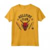 HapTiger Hellfire Club Logo Maglietta - Officially Licensed T-Shirts for Men, Women, Boys, and Girls - Eddie Munson Demon D20 Design