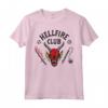 HapTiger Hellfire Club Logo Maglietta - Officially Licensed T-Shirts for Men, Women, Boys, and Girls - Eddie Munson Demon D20 Design