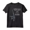 Sassofono Keep Calm And Play Sax Music Lover Maglietta - Ideale per Compleanno, Anniversario o Feste