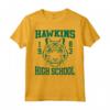 Netflix HapTiger Hawkins High School 1983 Maglietta - Officially Licensed Apparel for Fans of Stranger Things