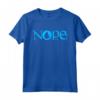 NOPE | Dark Blue Magic | Isola Mana Simbolo Maglietta - Regalo Divertente per Giocatori di Carte e Amanti della Magia - Ideale per Natale e Compleanni