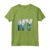 Donna New York City Skyline T-shirt, New York Illustrazione grafica Maglietta con Collo a V - The City That Never Sleeps - Regali NYC