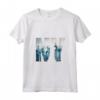 Donna New York City Skyline T-shirt, New York Illustrazione grafica Maglietta con Collo a V - The City That Never Sleeps - Regali NYC