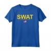 SWAT Shirt - Unità Speciale della Polizia - Bandiera USA - Logo - Felpa con Cappuccio - Ideale come Regalo per Fan delle Forze Speciali e delle Serie TV