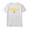 SWAT Shirt - Unità Speciale della Polizia - Bandiera USA - Logo - Felpa con Cappuccio - Ideale come Regalo per Fan delle Forze Speciali e delle Serie TV
