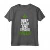 Keep Calm And Smoke Weed - Foglia di Marijuana Maglietta Divertente per Uomini e Donne - Ideale come Regalo per Amanti dell'Erba