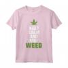Keep Calm And Smoke Weed - Foglia di Marijuana Maglietta Divertente per Uomini e Donne - Ideale come Regalo per Amanti dell'Erba