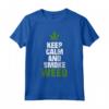 Keep Calm And Smoke Weed - Foglia di Marijuana Maglietta Divertente per Uomini e Donne - Ideale come Regalo per Amanti dell'Erba