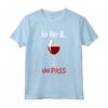 Io Ho Il Vin Pass Maglietta Vino Divertente - Green Pass Tee Shirt per Amanti del Vino - Ideale come Regalo - Marca HapTiger