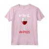 Io Ho Il Vin Pass Maglietta Vino Divertente - Green Pass Tee Shirt per Amanti del Vino - Ideale come Regalo - Marca HapTiger