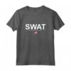 SWAT Shirt - Unità Speciale della Polizia - Bandiera USA - Logo Canotta - Ideale come Regalo per Fan delle Forze Speciali