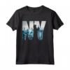 New York City Skyline T-shirt - Graphic Tee with Statue of Liberty - I Love New York Souvenir Shirt