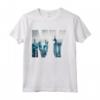 New York City Skyline T-shirt - Graphic Tee with Statue of Liberty - I Love New York Souvenir Shirt