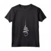 Donna Spirale Unalome Maglietta con Collo a V - Ideale per Yoga e Meditazione - Design Om Boho - Namaste