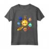 Maglietta Sistema Solare - T-shirt Bambini Astronauti Terra Sole Pianeti Spaziali - Esplora l'Universo con Me