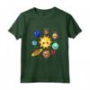 Maglietta Sistema Solare - T-shirt Bambini Astronauti Terra Sole Pianeti Spaziali - Esplora l'Universo con Me