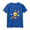 Maglietta Sistema Solare - T-shirt Bambini Astronauti Terra Sole Pianeti Spaziali - Esplora l'Universo con Me
