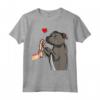 Staffordshire Bull Terrier Love - Maglietta da Donna Regalo per Amanti degli Animali - Ideale per Compleanno o Natale