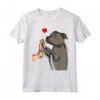 Staffordshire Bull Terrier Love - Maglietta da Donna Regalo per Amanti degli Animali - Ideale per Compleanno o Natale