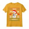 Buon Natale - Amstaff - Dolce Cane di Natale Maglietta per Proprietari di American Staffordshire Terrier - Regalo Divertente e Unico