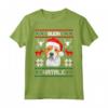 Buon Natale - Amstaff - Dolce Cane di Natale Maglietta per Proprietari di American Staffordshire Terrier - Regalo Divertente e Unico