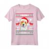 Buon Natale - Amstaff - Dolce Cane di Natale Maglietta per Proprietari di American Staffordshire Terrier - Regalo Divertente e Unico