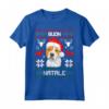 Buon Natale - Amstaff - Dolce Cane di Natale Maglietta per Proprietari di American Staffordshire Terrier - Regalo Divertente e Unico