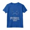Pitbull Dad - Maglietta Design per Proprietari di Cani Pitbull - Ideale per Regalo per Papà Amante dei Cani