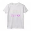 Staffy Mom with Staffordshire Bull Terrier Dog - Cute Design Tee for Dog Lovers - Buy Online