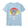 Pitbull Dad Sunset Retro Pittie Pitty Pet Dog Owner Men Gift Maglietta - Unique Tee for Pitbull Lovers and Owners - Ideal Gift for Dog Moms and Dads