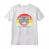 Pitbull Dad Sunset Retro Pittie Pitty Pet Dog Owner Men Gift Maglietta - Unique Tee for Pitbull Lovers and Owners - Ideal Gift for Dog Moms and Dads
