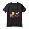Arachidi Schroeder e Snoopy Americana Maglietta - Licenza Ufficiale HapTiger - Stampa Grafica Peanuts OPNT-0168