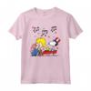 Arachidi Schroeder e Snoopy Americana Maglietta - Licenza Ufficiale HapTiger - Stampa Grafica Peanuts OPNT-0168