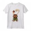 Vaiana Maui Vaiana Stacked Maglietta - Official Disney Moana T-shirt - Authentic HapTiger Merchandise