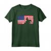 Camicia Reining Horse Maglietta - Bandiera Americana - Regalo per il Cavallo di Reining