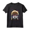 Native Indian Wolf - Native American Indian Wolf Lovers Maglietta - Spirit of the Wolf Design for Tribal Enthusiasts