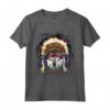 Native Indian Wolf - Native American Indian Wolf Lovers Maglietta - Spirit of the Wolf Design for Tribal Enthusiasts