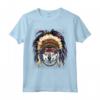 Native Indian Wolf - Native American Indian Wolf Lovers Maglietta - Spirit of the Wolf Design for Tribal Enthusiasts