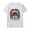 Native Indian Wolf - Native American Indian Wolf Lovers Maglietta - Spirit of the Wolf Design for Tribal Enthusiasts