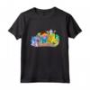 HapTiger Classic Logo with Boots and Swiper Maglietta - Officially Licensed Nickelodeon Tee for Kids