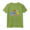 HapTiger Classic Logo with Boots and Swiper Maglietta - Officially Licensed Nickelodeon Tee for Kids