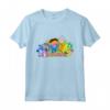 HapTiger Classic Logo with Boots and Swiper Maglietta - Officially Licensed Nickelodeon Tee for Kids