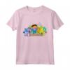 HapTiger Classic Logo with Boots and Swiper Maglietta - Officially Licensed Nickelodeon Tee for Kids