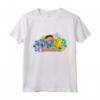 HapTiger Classic Logo with Boots and Swiper Maglietta - Officially Licensed Nickelodeon Tee for Kids