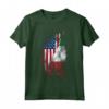 USA Italia Bandiere Vintage - Stati Uniti d'America e Bandiera Italiana Maglietta - Regalo per Italiani e Americani - Mostra le Tue Origini con Stile