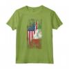 USA Italia Bandiere Vintage - Stati Uniti d'America e Bandiera Italiana Maglietta - Regalo per Italiani e Americani - Mostra le Tue Origini con Stile